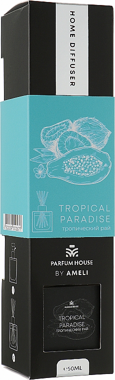 Dyfuzor zapachowy Tropical Paradise - Parfum House By Ameli Home Diffuser Tropical Paradise — Zdjęcie N1