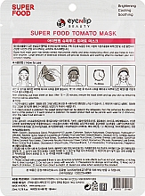 Maska do twarzy w płachcie Pomidor - Eyenlip Super Food Tomato Mask — Zdjęcie N2