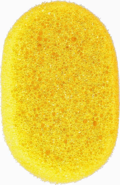 Gąbka do masażu ciała Antystresowa, żółta - Sanel Antystress — Zdjęcie N1