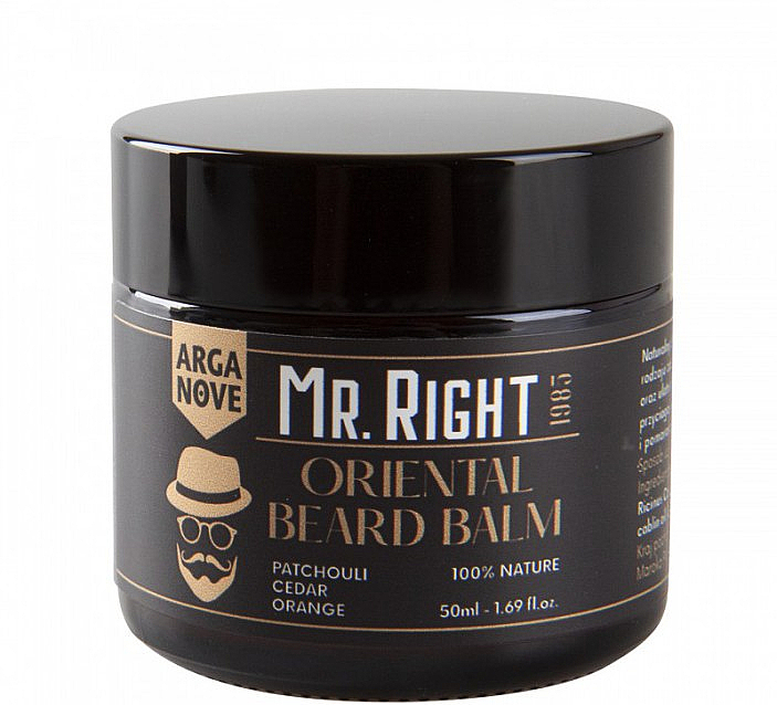 Naturalny balsam do brody - Arganove Mr. Right Beard Balm — Zdjęcie N1