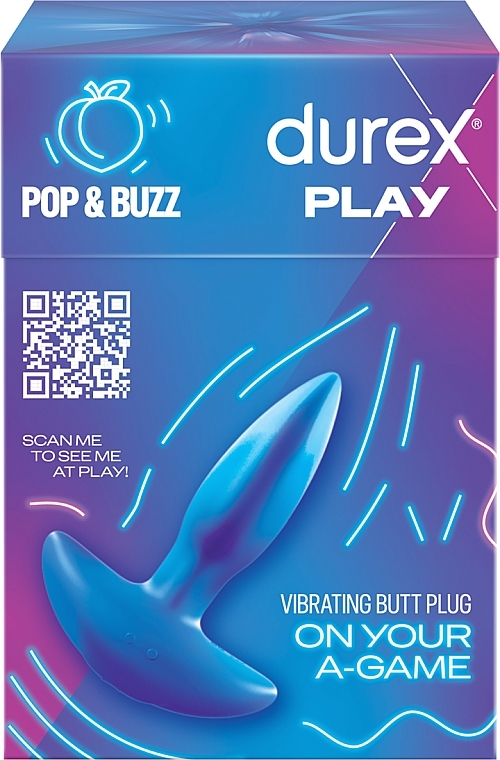 Wibrujący korek analny - Durex Play Vibrating Butt Plug — Zdjęcie N2