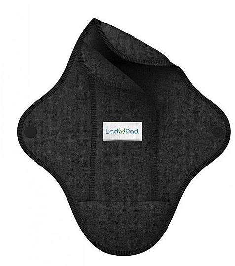 Podpaska wielokrotnego użytku, rozmiar L, czarna - LadyPad — Zdjęcie N1