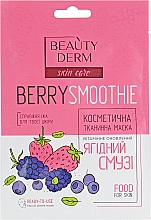 Kup Maseczka do twarzy w płachcie Jagodowe smoothie - Beauty Derm Berry Smoothie Face Mask