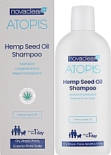 Szampon z organicznym olejem z konopi - Novaclear Atopis Hemp Seed Oil Shampoo — Zdjęcie N2