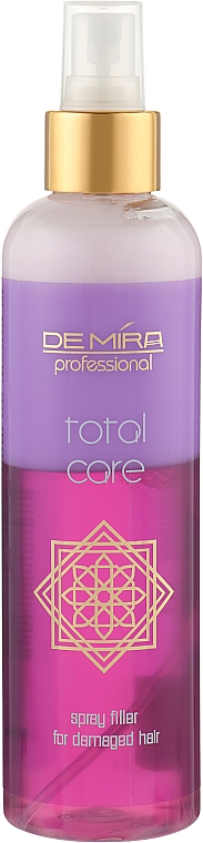 Odbudowujący spray do włosów zniszczonych	 - DeMira Professional Total Care Spray Filler For Damaged Hair — Zdjęcie N4