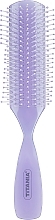 Wąska szczotka do masażu, 9-rzędowa, fioletowa - Titania — Zdjęcie N1