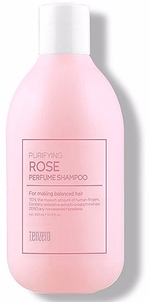 Szampon oczyszczający o zapachu róży - Tenzero Purifying Rose Perfume Shampoo — Zdjęcie N1