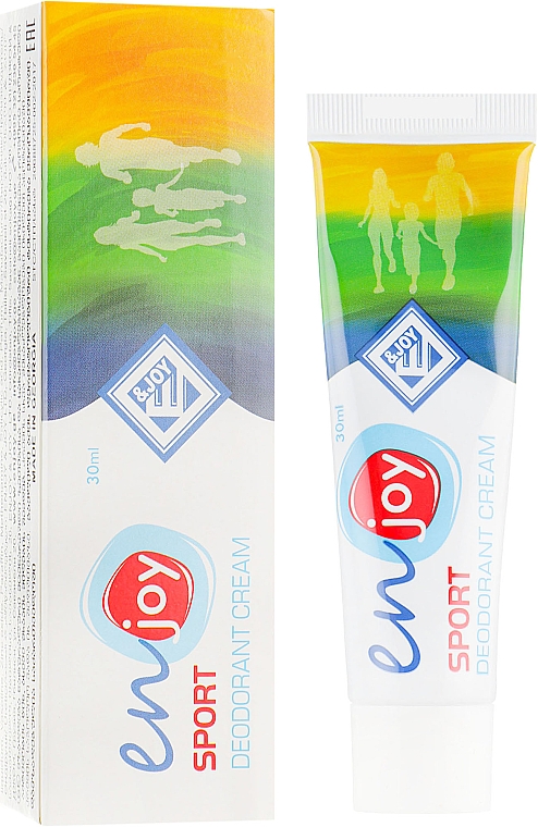 Dezodorant w kremie - Enjoy & Joy Sport Deodorant Cream (tuba) — Zdjęcie N1