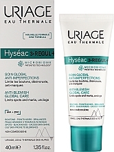 Krem do skóry tłustej i problematycznej - Uriage Hyseac 3 Regul+ Anti-Blemish Global Care — Zdjęcie N2