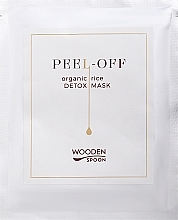 Kup Maska peel-off do twarzy - Wooden Spoon Peel-off Organic Rice Detox Mask