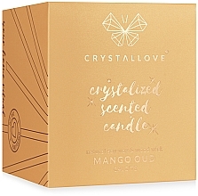 Świeca sojowa z kalcytem i mango oud - Crystallove Soy Candle with Calcite Mango Oud — Zdjęcie N8