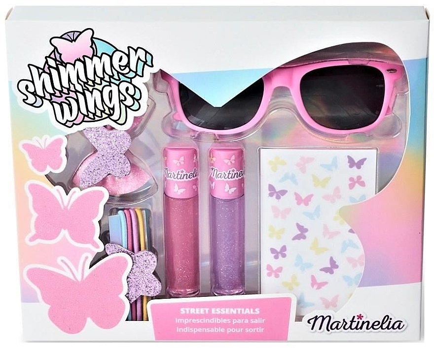 Zestaw, 9 produktów - Martinelia Shimmer Wings Cute Beauty Basics Street Essentials — Zdjęcie N1