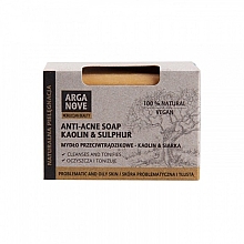 Kup Naturalne mydło przeciwtrądzikowe z kaolinem i siarką - Arganove Kaolin & Sulphur Anti-Acne Soap