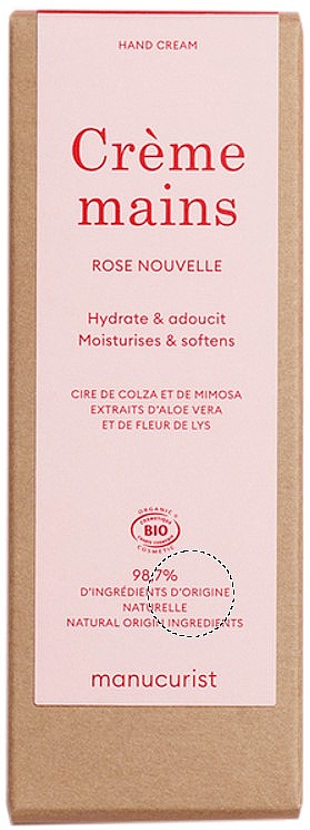 Krem do rąk z różą - Manucurist Rose Nouvelle Hand Cream — Zdjęcie N2