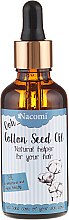Olej do włosów z nasion bawełny z pipetą - Nacomi Cotton Seed Oil — Zdjęcie N1