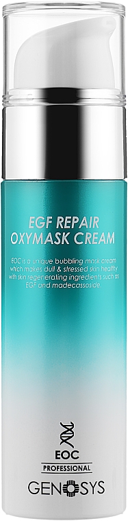 Maska regenerująca do twarzy z tlenem - Genosys EGF Repair Oxymask Cream — Zdjęcie N1