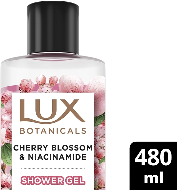 Żel pod prysznic Kwiat wiśni i niacynamid - Lux Botanicals Cherry Blossom & Niacinamide Shower Gel — Zdjęcie N3