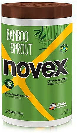 Odżywcza maska do włosów - Novex Bamboo Sprout Deep Hair Mask — Zdjęcie N1