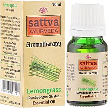 Kup Olejek z trawy cytrynowej - Sattva Ayurveda Aromatherapy Lemongrass Essential Oil