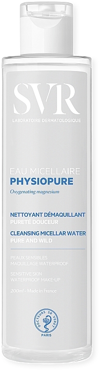 Delikatnie oczyszczająca woda micelarna - SVR Physiopure — Zdjęcie N5