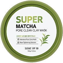 Kup PRZECENA! Oczyszczająca maska z glinką ​​do twarzy - Some By Mi Super Matcha Pore Clean Clay Mask *