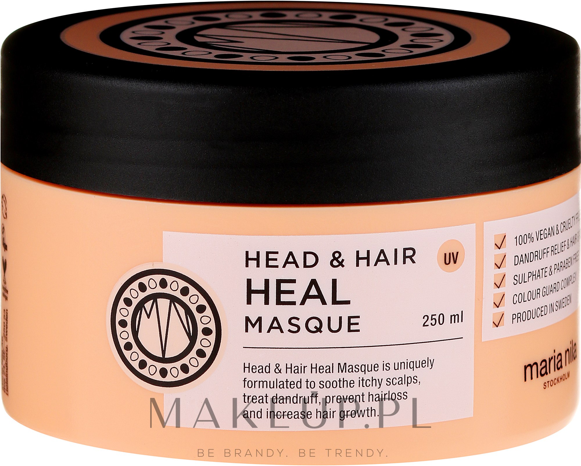 Kojąca maska przeciwłupieżowa do włosów - Maria Nila Head & Hair Heal Masque — Zdjęcie 250 ml