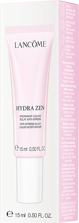 Nawilżający lekki krem do twarzy nadający blask - Lancome Hydra Zen Anti-Stress Liquid Glow Moisturizer (mini) — Zdjęcie N2