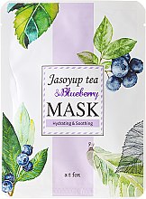 Kup Nawilżająco-kojąca maseczka do twarzy Herbata Jasoyup i borówka amerykańska - A:t fox Jasoyup Tea & Blueberry Mask