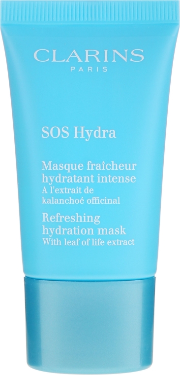 Nawilżająca maseczka z ekstraktem z żyworódki - Clarins SOS Hydra Refreshing Hydration Mask — Zdjęcie N2