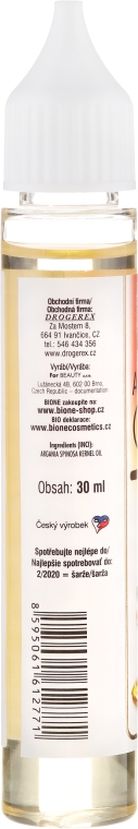 Olej arganowy do twarzy i ciała - Bione Cosmetics Argan Face And Body Oil — Zdjęcie N2