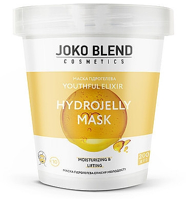 Rozświetlająco-nawilżająca hydrożelowa maska do twarzy - Joko Blend Youthful Elixir Hydrojelly Mask — Zdjęcie N3