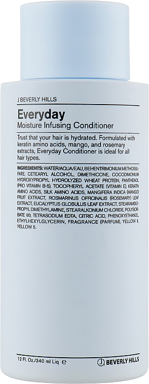 Codzienna nawilżająca odżywka do włosów - J Beverly Hills Blue Hydrate Every Day Moisture Infusing Conditioner — Zdjęcie N2