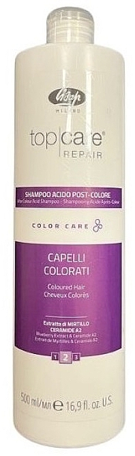 Szampon do włosów farbowanych - Lisap Color Care Shampoo — Zdjęcie N1