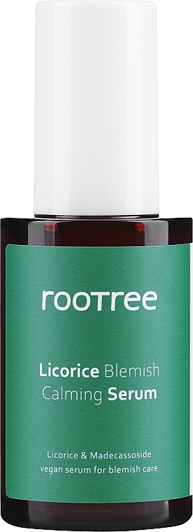 Kojące serum przeciw niedoskonałościom skóry - Rootree Licorice Blemish Calming Serum — Zdjęcie N1