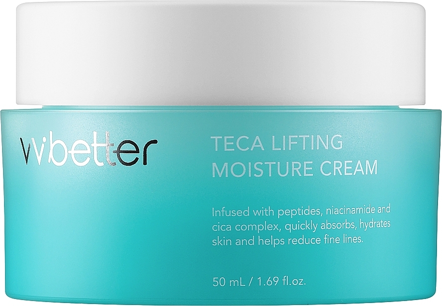 Nawilżający krem ​​z peptydami - Vvbetter Teca Lifting Moisture Cream — Zdjęcie N1