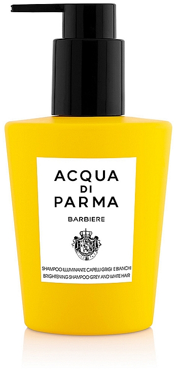 Szampon do włosów - Acqua Di Parma Barbiere Brightening Shampoo White and Grey Hair — Zdjęcie N1