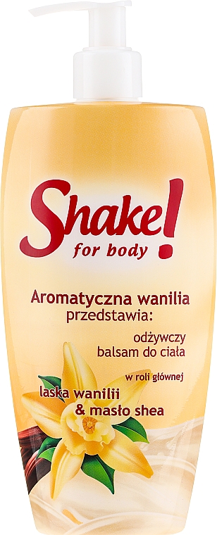 Odżywczy balsam do ciała Aromatyczna wanilia - Shake For Body — фото N1