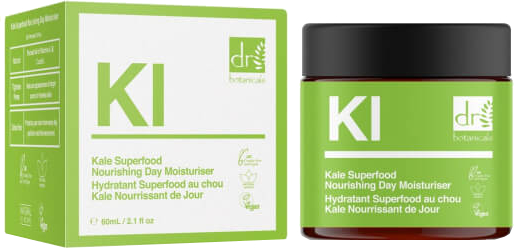 Odżywczy preparat nawilżający do twarzy na dzień - Dr Botanicals Kale Superfood Nourishing Day Moisturiser — Zdjęcie N3