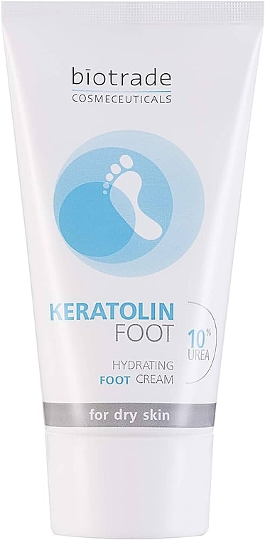 Krem nawilżający do stóp z 10% mocznikiem - Biotrade Keratolin Hydrating Foot Cream 10% Urea — Zdjęcie N1