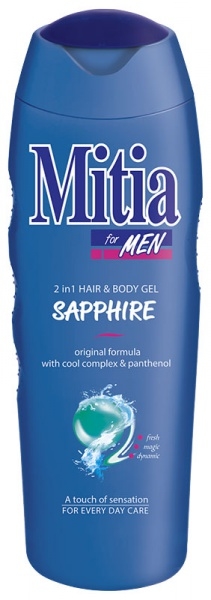 Szampon i żel pod prysznic dla mężczyzn 2 w 1 - Mitia Shower Gel 2In1 Sapphire — Zdjęcie N1