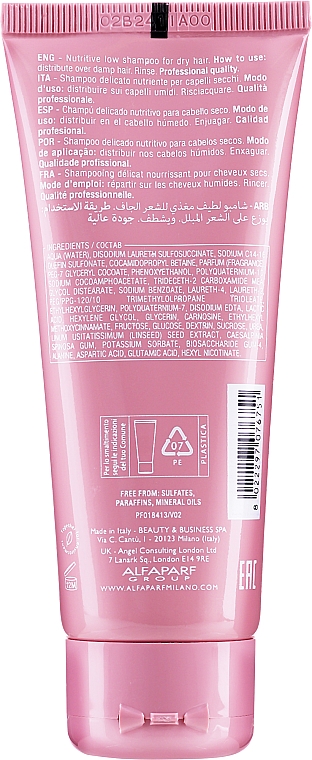PREZENT! Szampon odżywczy bez siarczanów - Alfaparf Semi Di Lino Nutritive Low Shampoo — Zdjęcie N2