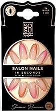 Zestaw sztucznych paznokci - Sosu by SJ Salon Nails In Seconds Summer Romance — Zdjęcie N1