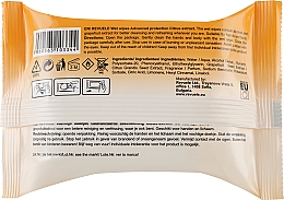 Mokre chusteczki z alkoholem i ekstraktem z cytrusów - Revuele Advanced Protection Wet Wipes Citrus Extracts — Zdjęcie N2