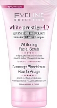 Wybielający peeling do twarzy - Eveline Cosmetics White Prestige 4D Whitening Face Scrub — Zdjęcie N2