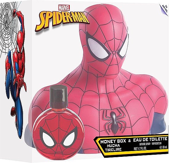 EP Line Marvel Spiderman - Zestaw (edt/50ml + money/box1pcs) — Zdjęcie N1