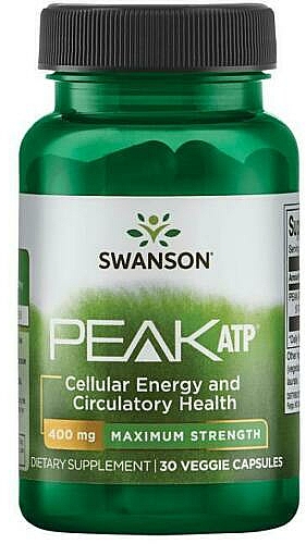 Suplement diety Peak ATP, 30 szt. - Swanson Peak ATP Maximum Strength — Zdjęcie N1