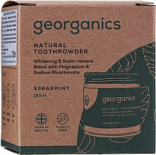 Kup Naturalny proszek do zębów - Georganics Spearmint Natural Toothpowder