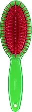 Owalna szczotka do włosów, pneumatyczna, mała, zielona - Janeke Small Oval Pneumatic Hair Brush — Zdjęcie N1