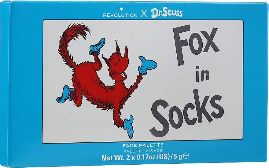 Paletka do konturowania twarzy - I Heart Revolution Dr. Seuss Fox in Sox Face Palette  — Zdjęcie N2
