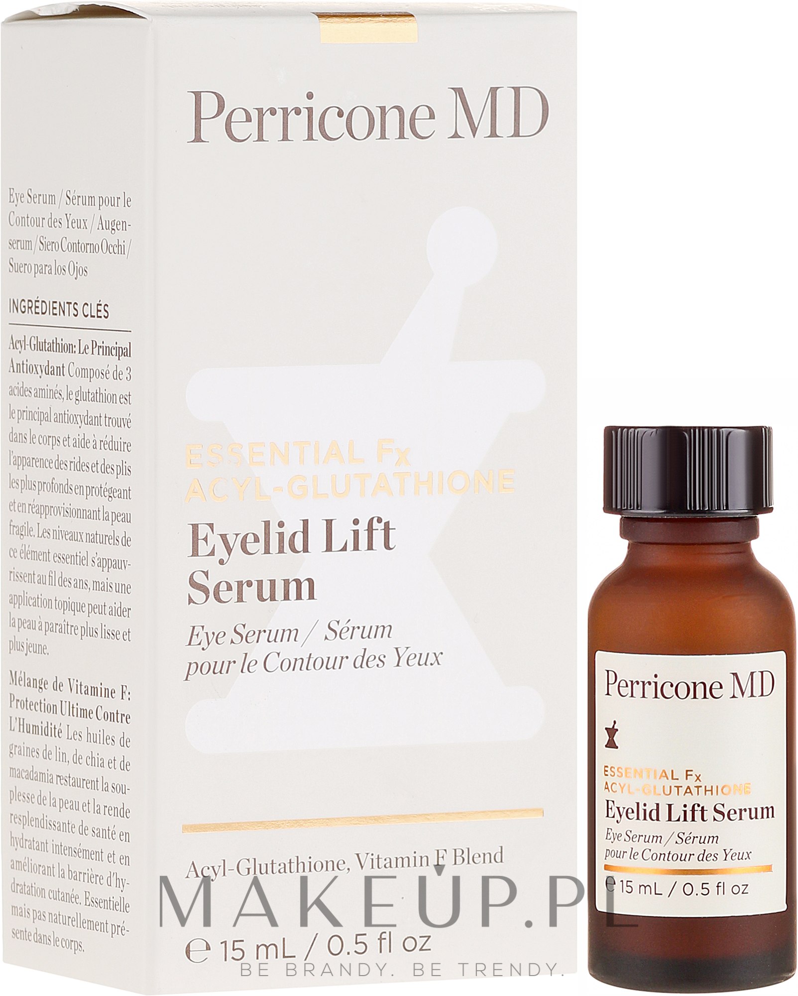 Liftingujące serum do powiek - Perricone MD Essential Fx Acyl-Glutathione Eyelid Lift Serum — Zdjęcie 15 ml